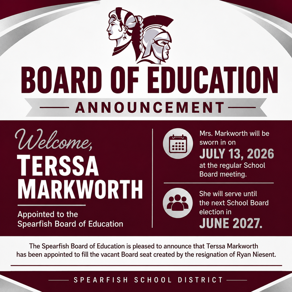 School Board Announcement