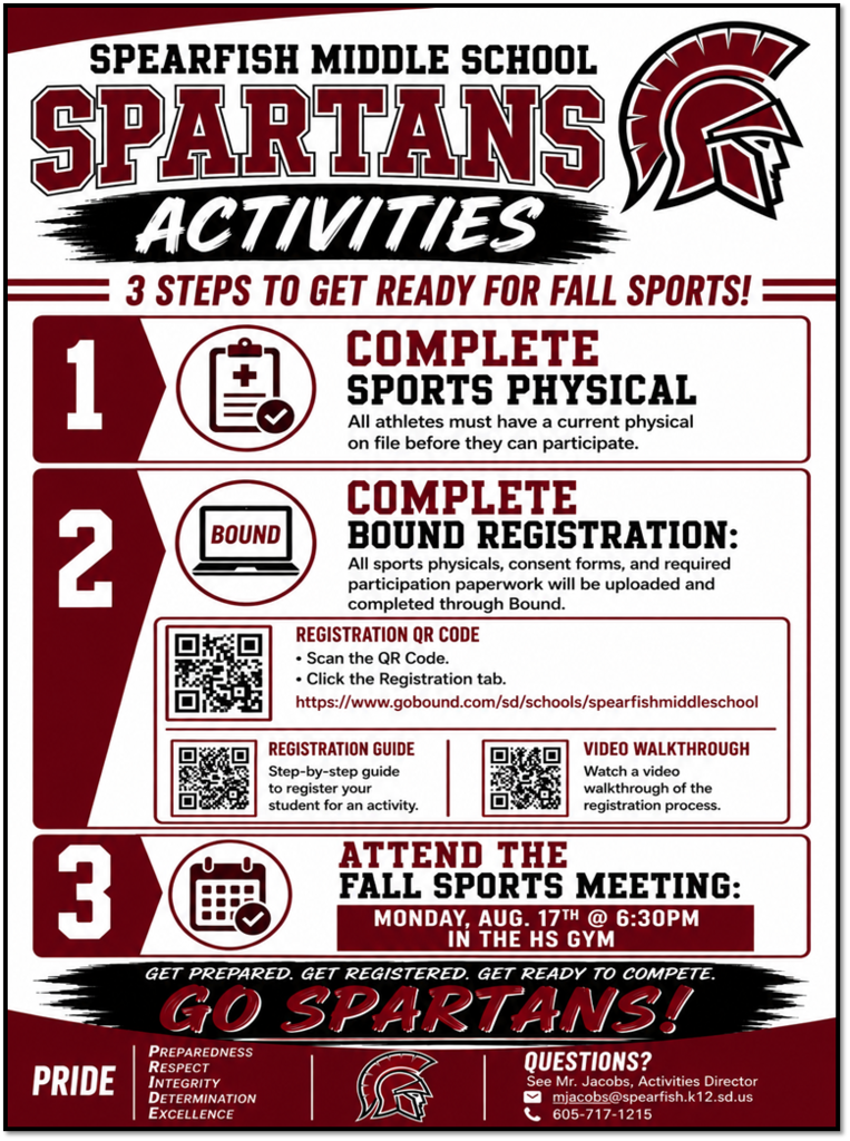 Fall Activity Meeting and Bound Registration