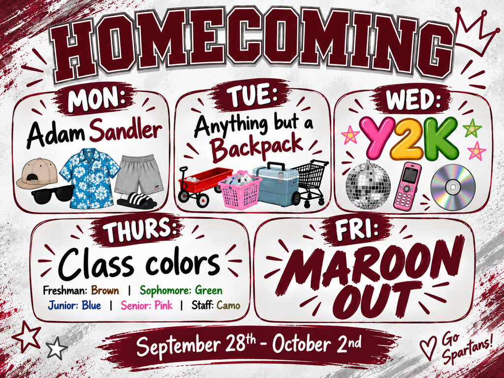 Homecoming Week Dress Up Themes