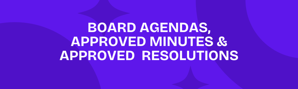 Board Agendas, Minutes, Resolutions - clipart