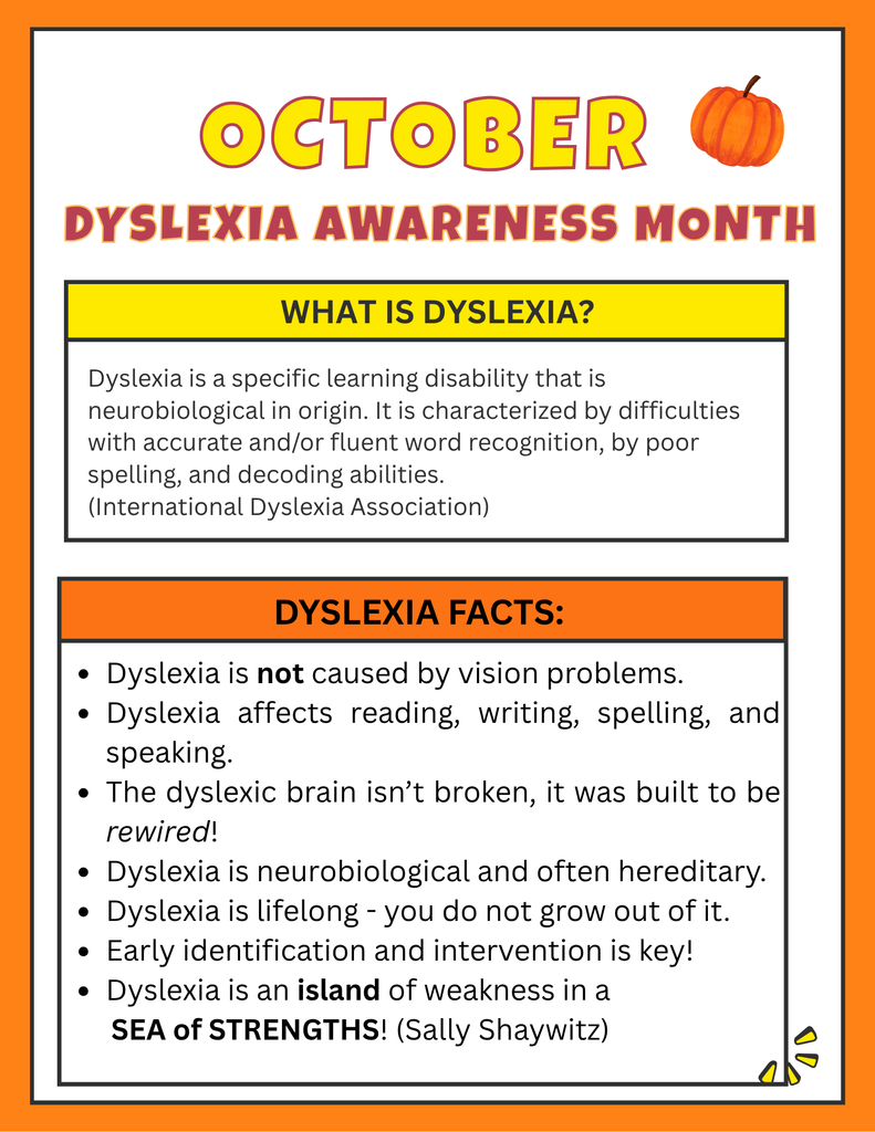 Dyslexia Awareness Month