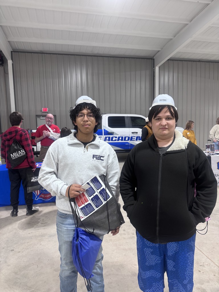 Juniors and Seniors at the  Northeast Panhandle Trade School Fair 