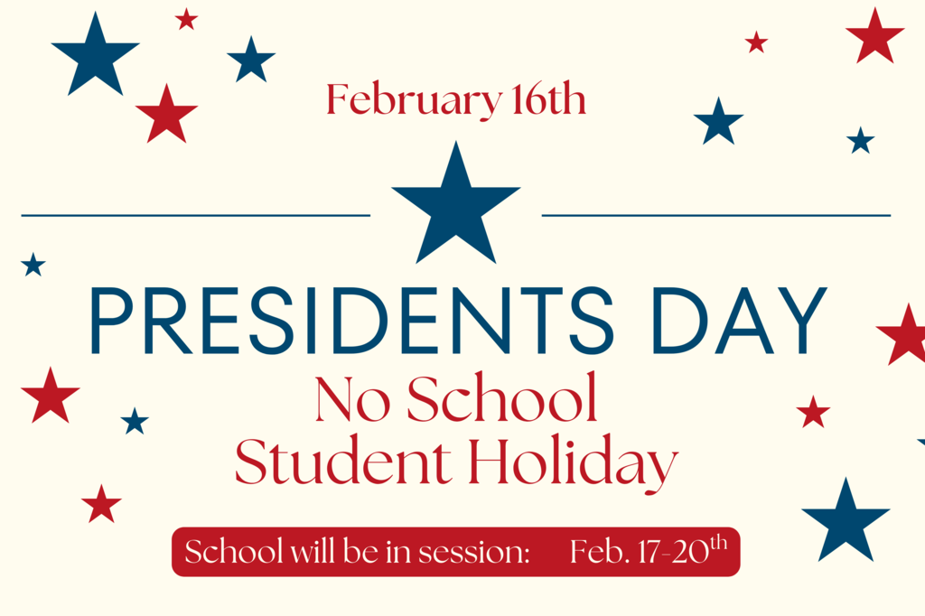 No School Feb. 16th