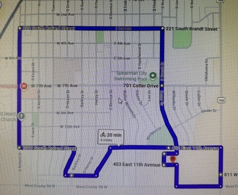 4 MILE ROUTE