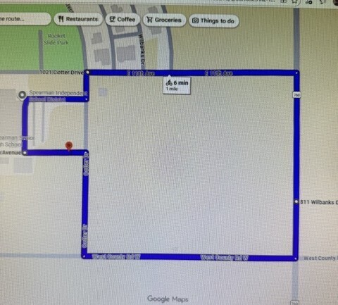 1 MILE ROUTE