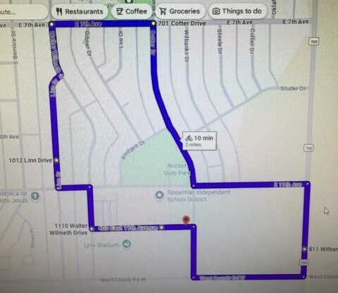2 MILE ROUTE