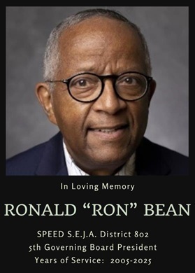 Ronald Bean, SPEED President 2005-2025
