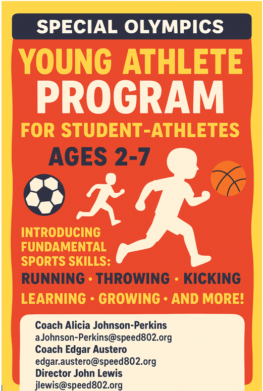Flyer for  Young  Athletes Program