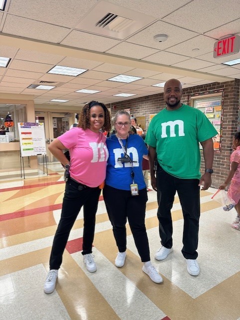 Staff dressed up for Halloween