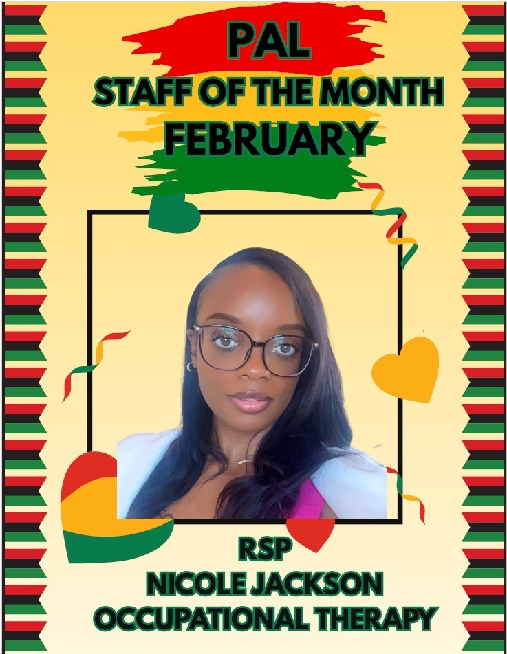 Program for Adaptive Learning Staff of the Month for February 2026 - Nicole Jackson