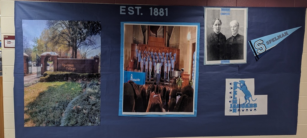 Photoboard of Spelman college in the Program for Adaptive Learning.