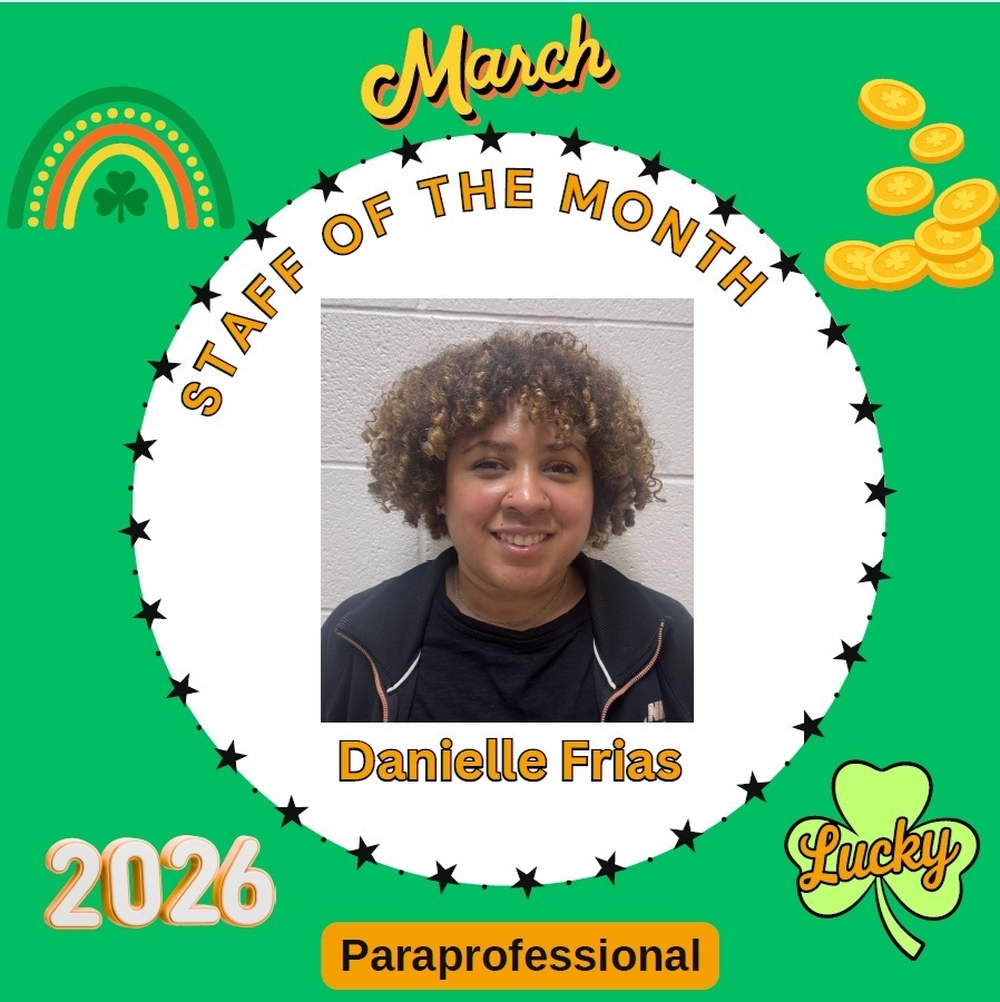 ELC staff of the month for March 2026 - Danielle Frias