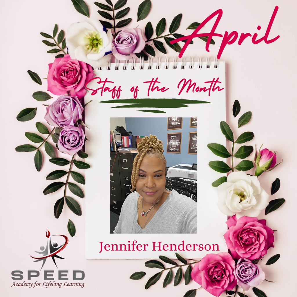 Academy for Lifelong Learning Staff of the Month for April 2026 - Jennifer Henderson
