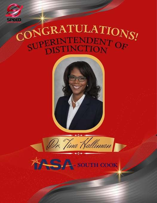 Dr. Tina Halliman Superintendent of Distinction