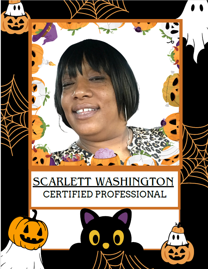Program for Adaptive Learning October 2026 Staff of the Month - Scarlett Washington