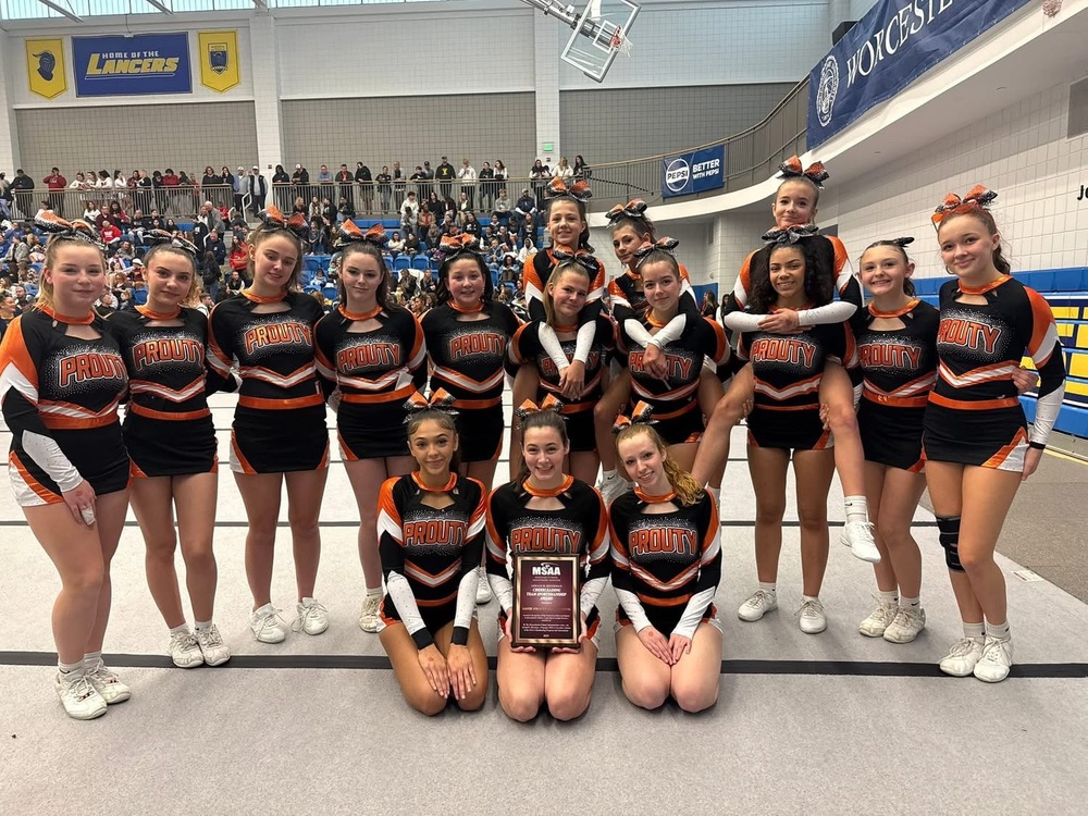 Prout yCheer at States earns 2025 Sportsmanship Award!