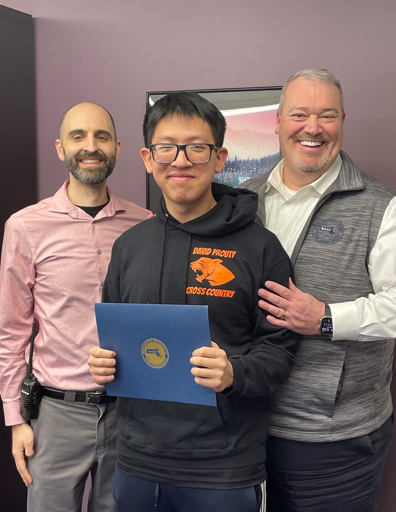 CODY CHEN RECOGNIZED AS MASS ACADEMIC ACHIEVEMENT AWARD RECIPIENT