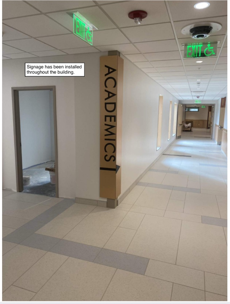 David Prouty High School Building Project Update #177: Construction progress photos... Doors to the new school open to Grades 9-12 in August 2025! #GoPanthers @ChooseSEBRSD @MASchoolsK12 @MASS_SBA 