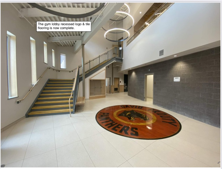 David Prouty High School Building Project Update #177: Construction progress photos... Doors to the new school open to Grades 9-12 in August 2025! #GoPanthers @ChooseSEBRSD @MASchoolsK12 @MASS_SBA 