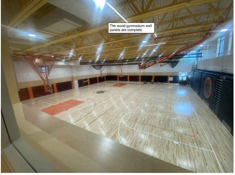 David Prouty High School Building Project Update #177: Construction progress photos... Doors to the new school open to Grades 9-12 in August 2025! #GoPanthers @ChooseSEBRSD @MASchoolsK12 @MASS_SBA 