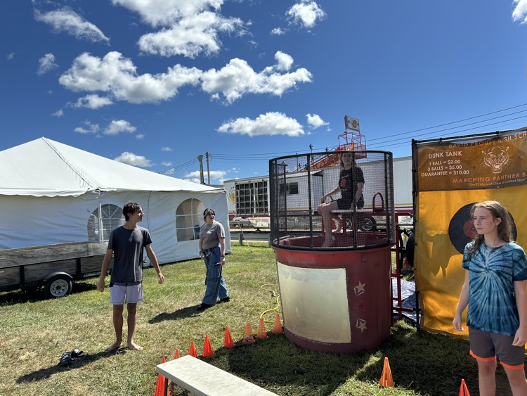DPHS music boosters dunk tank 2025