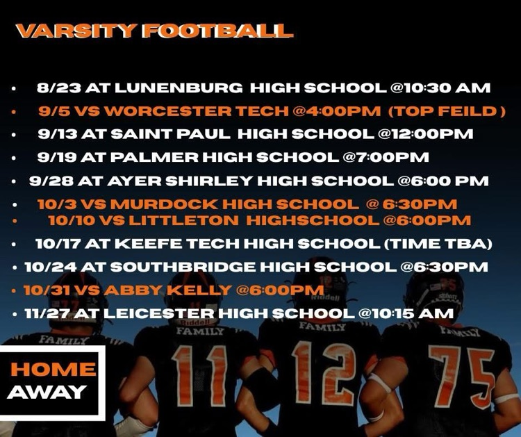 DPHS Fall 2025 Sports 