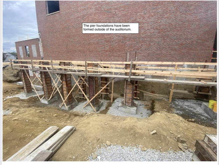 David Prouty High School Building Project Update #181: Construction progress photos of the phase 2 ICF addition, foundation wall water proofing & other A wing structural improvements. @ChooseSEBRSD @Mass_SBA @MASCSchoolComm @MASchoolsK12