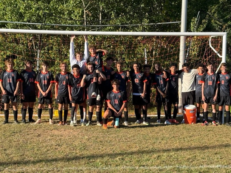 The Boys Soccer Varsity team brings home a win over  Saint Paul 3-0‼️‼️  Goals scored by Elijah Barnett (1), Sean Marsden (1) Alejandro Orozco (1) 👏⚽️