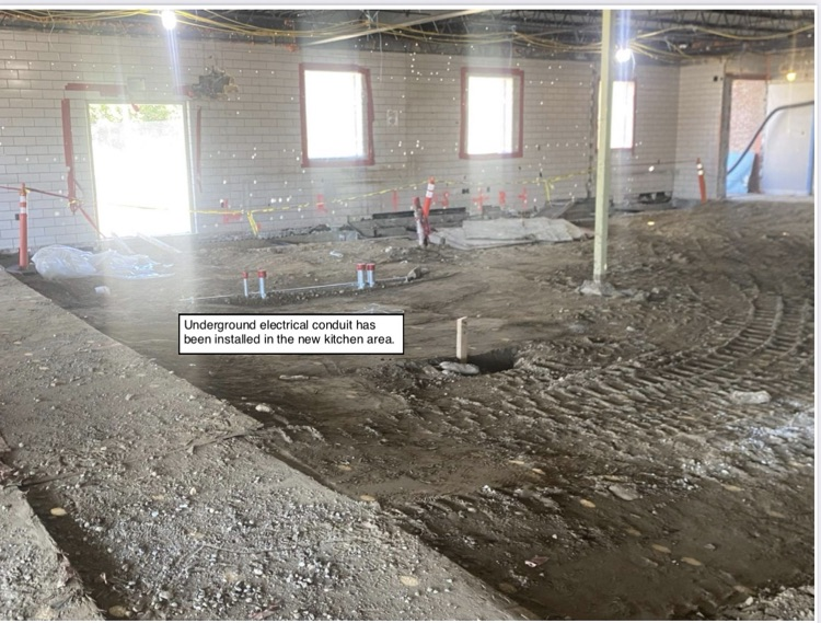 Progress photos of the A wing renovation & ICF addition