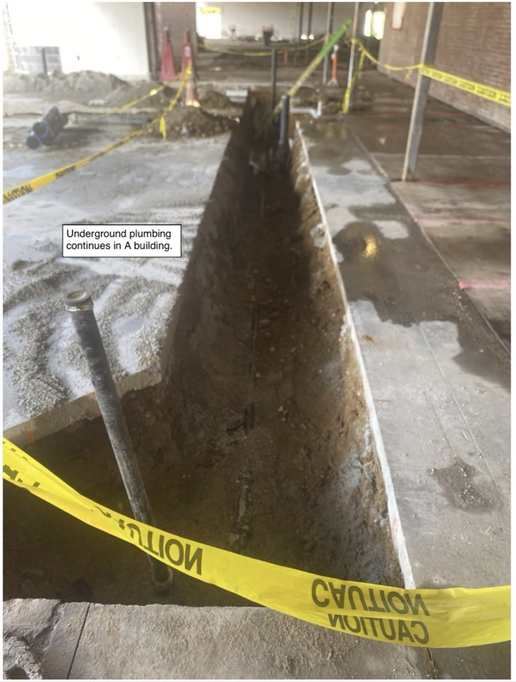 David Prouty High School Building Project Update #187: Construction progress photos of the A wing renovation & ICF addition. @ChooseSEBRSD @MASCSchoolComm @MASchoolsK12 @Mass_SBA