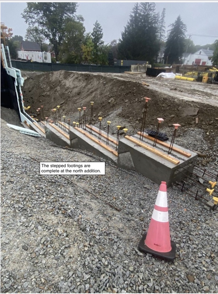 David Prouty High School Building Project Update #188: Construction progress photos of the A wing renovation & ICF addition. @ChooseSEBRSD @MASCSchoolComm @MASchoolsK12 @Mass_SBA