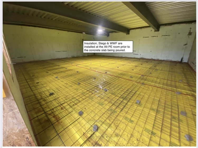 David Prouty High School Building Project Update #188: Construction progress photos of the A wing renovation & ICF addition. @ChooseSEBRSD @MASCSchoolComm @MASchoolsK12 @Mass_SBA