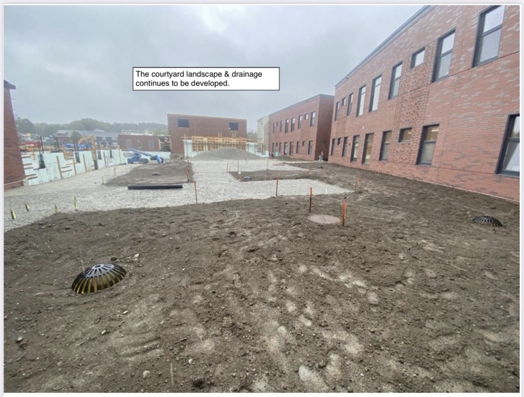 David Prouty High School Building Project Update #188: Construction progress photos of the A wing renovation & ICF addition. @ChooseSEBRSD @MASCSchoolComm @MASchoolsK12 @Mass_SBA
