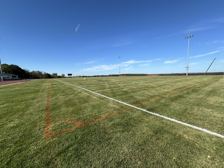 archambeault field getting painted 