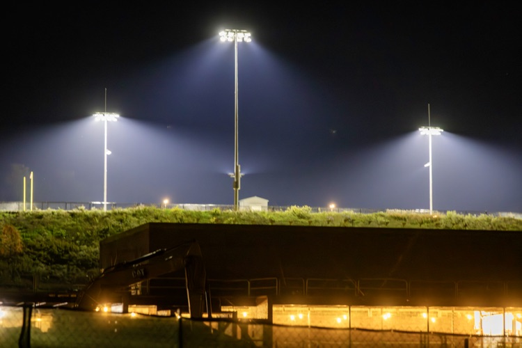 Prouty stadium lights 2025