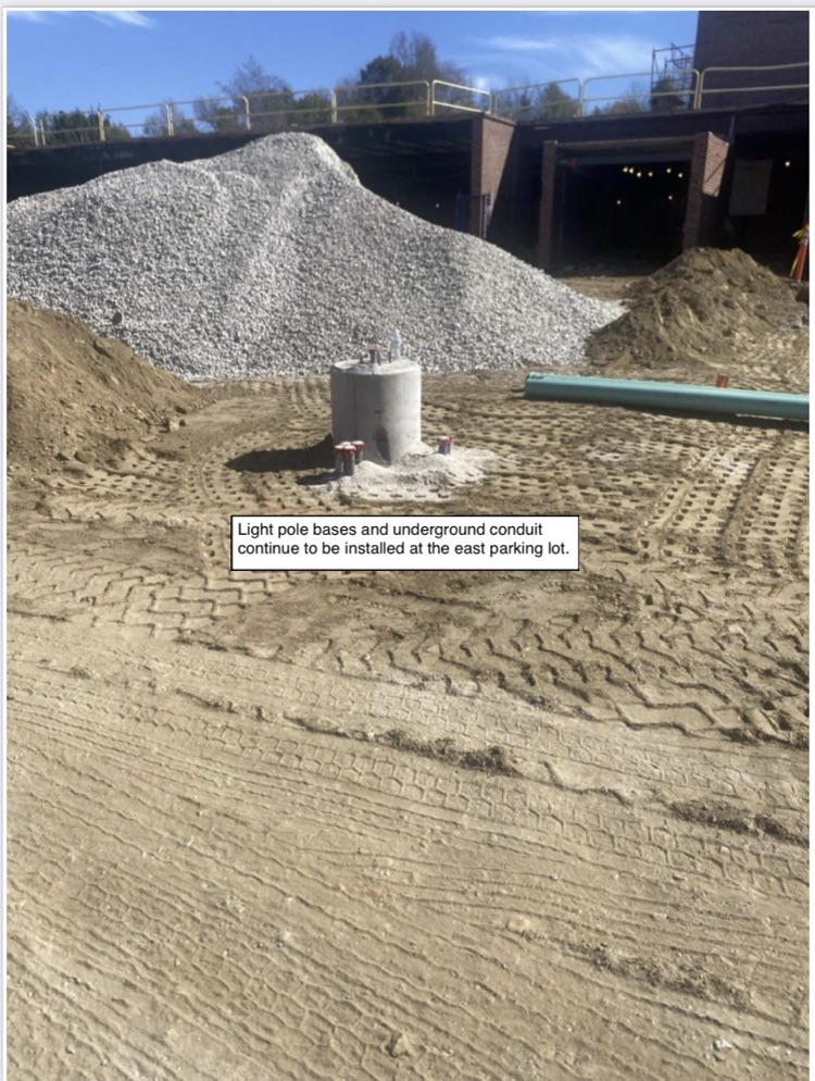 David Prouty High School Building Project Update #189: Construction progress photos of the A wing renovation, ICF addition & site work. @ChooseSEBRSD @MASC_SchoolComm @MASchoolsK12 @Mass_SBA 