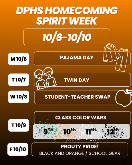 Spirit Week! Tuesday's Dress Up Day!
