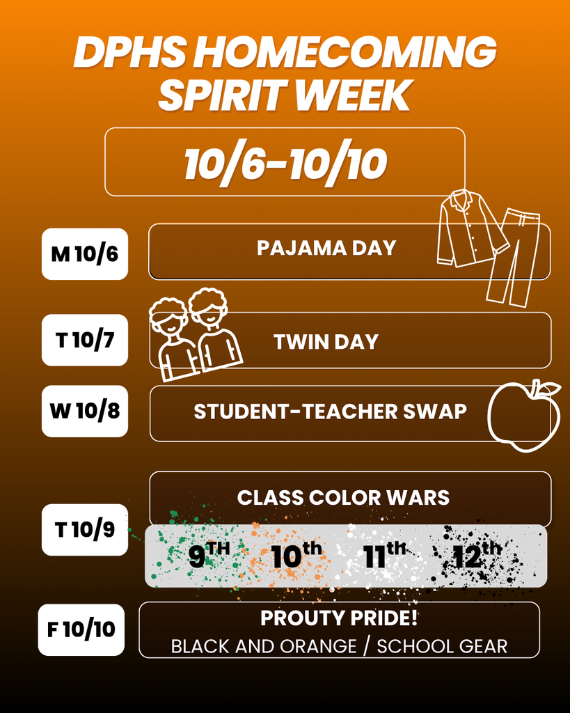 Homecoming Spirit Week! Tomorrow! TWIN DAY!