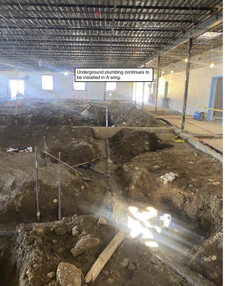 David Prouty High School Building Project Update #194: Construction progress photos of the timber guardrails, site work, ICF addition & A wing renovation. @ChooseSEBRSD @MASCSchoolComm @MASchoolsK12 @Mass_SBA