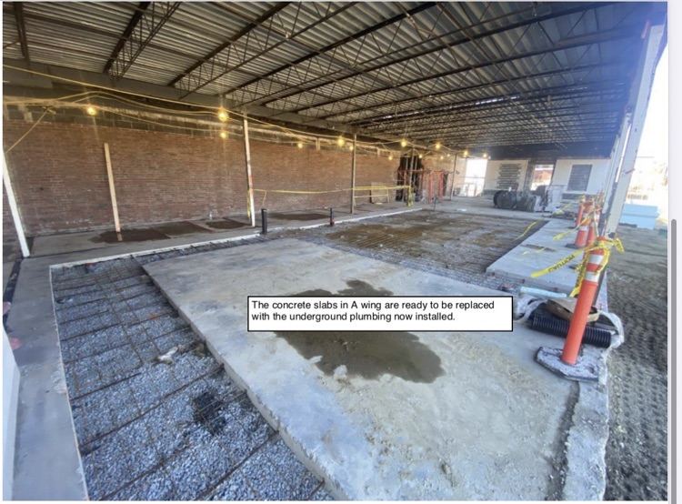 David Prouty High School Building Project Update #194: Construction progress photos of the timber guardrails, site work, ICF addition & A wing renovation. @ChooseSEBRSD @MASCSchoolComm @MASchoolsK12 @Mass_SBA