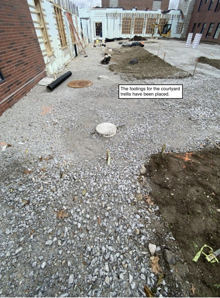 David Prouty High School Building Project Update #196: Construction progress photos of the ICF structure, underground electrical & plumbing, and the A wing renovation. @ChooseSEBRSD @MASCSchoolComm @MASchoolsK12 @Mass_SBA