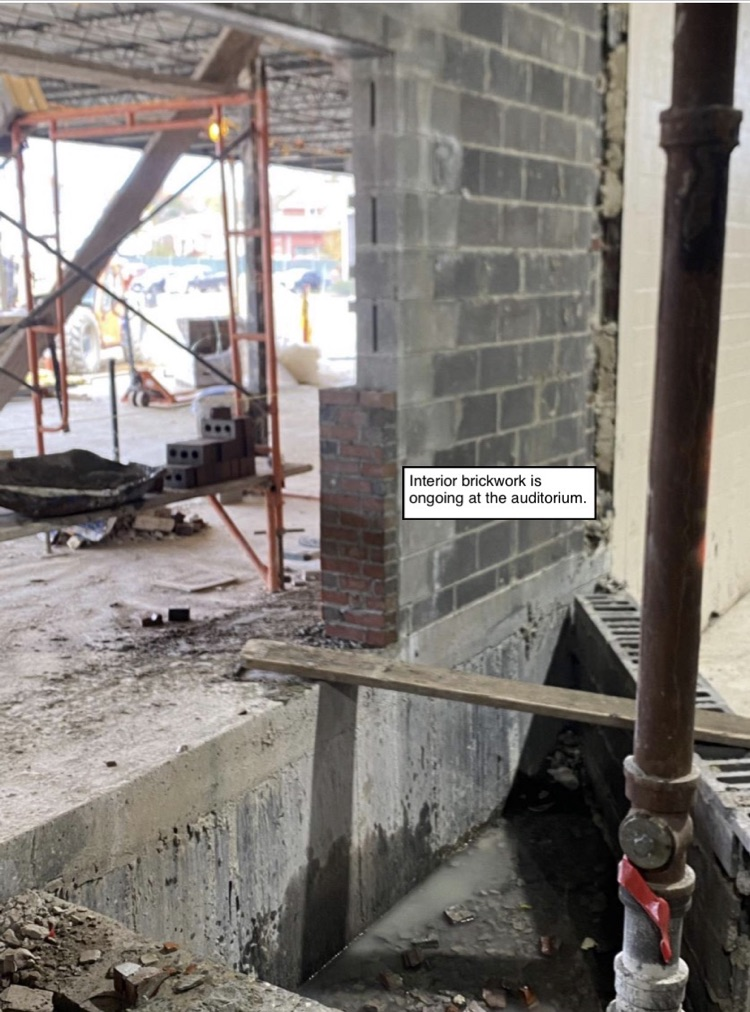 David Prouty High School Building Project Update #196: Construction progress photos of the ICF structure, underground electrical & plumbing, and the A wing renovation. @ChooseSEBRSD @MASCSchoolComm @MASchoolsK12 @Mass_SBA
