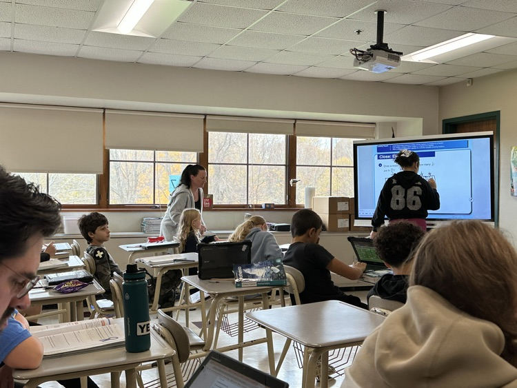 6th grade math with Mrs Gallant at KTMS