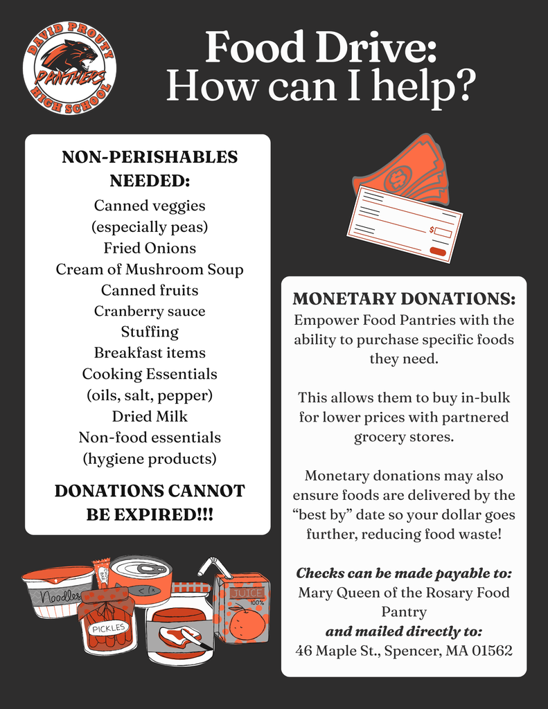 DPHS Food Drive 2025!