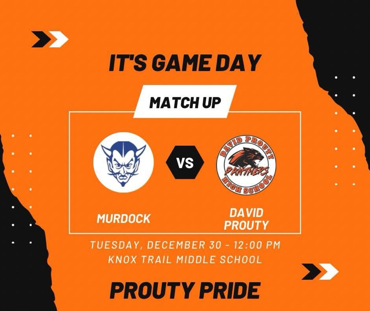 Reminder: today’s game will be played at Knox Trail Middle School.