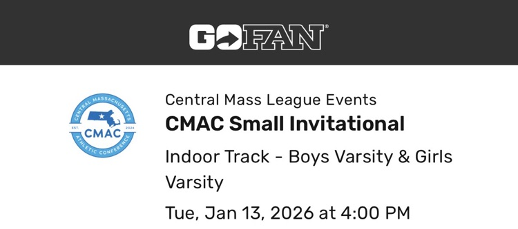 go fan cmac indoor track small school 2026 championships 