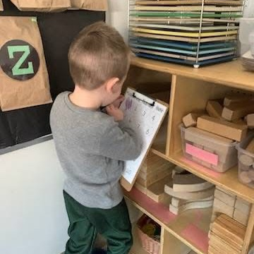 Miss Amato's PreK class went on a Valentine's Number Hunt around their classroom looking for matches to all 20 number hearts!