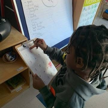 Miss Amato's PreK class went on a Valentine's Number Hunt around their classroom looking for matches to all 20 number hearts!