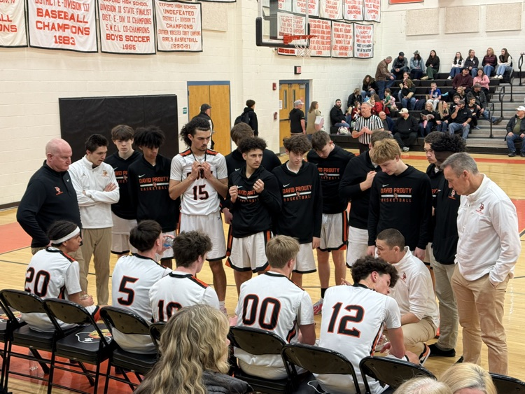 David Prouty Boys Basketball takes home a first round win in the Clark Tournament 72-63 vs BMR👏🚨‼️🔥 The boys will play tomorrow Sunday 2/15 📍@Clark University @⏰1:00pm
