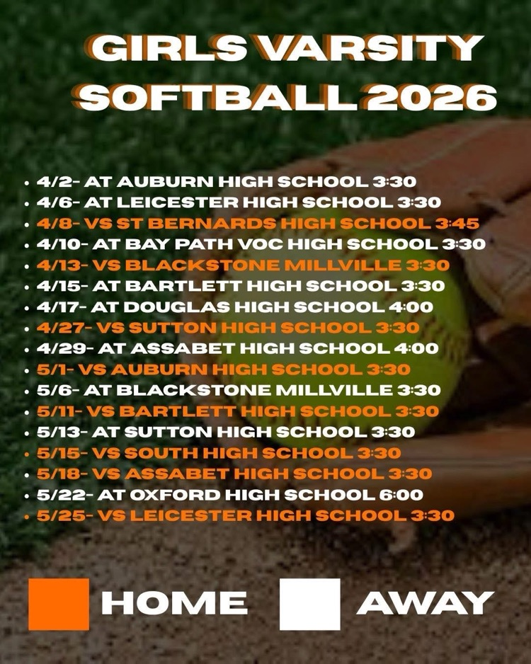 Spring Sports are here 🔥🔥 Come support our Prouty Athletes this spring!!! Note: Home field Locations for Baseball will be Connie Mack Field and Girls Softball will be Wire Village School 🚨‼️